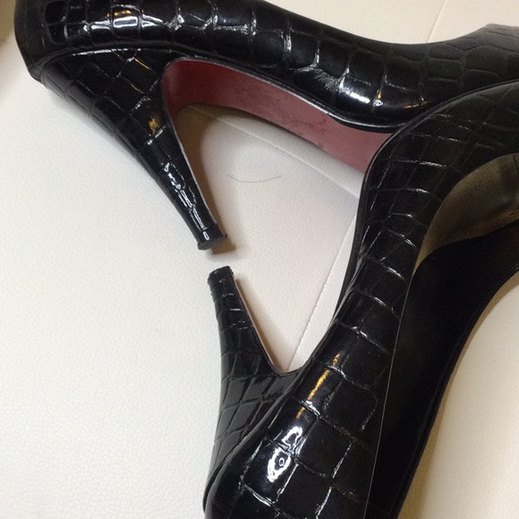 🌹HP🌹GUC Unlisted Black Red Bottom Heels, 9.5M - Picture 10 of 12